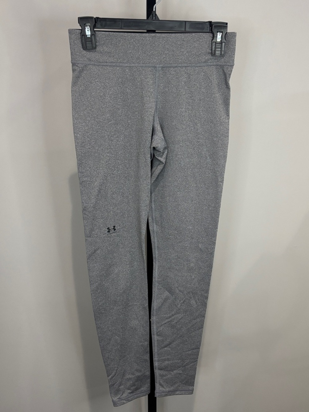 Under Armour Women’s Heather Gray Mid Rise Compression Leggings Size Medium
